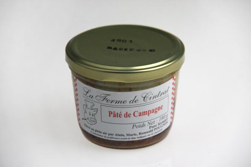PATE DE CAMPAGNE PORC (LA  FERME  DE  CINTRAT)
