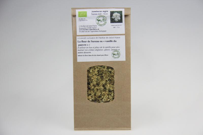 tisane : la fleur de sureau (L'Herbier de Saint-Fiacre)