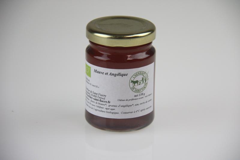 Fleur de mauve et angélique (L'Herbier de Saint Fiacre)
