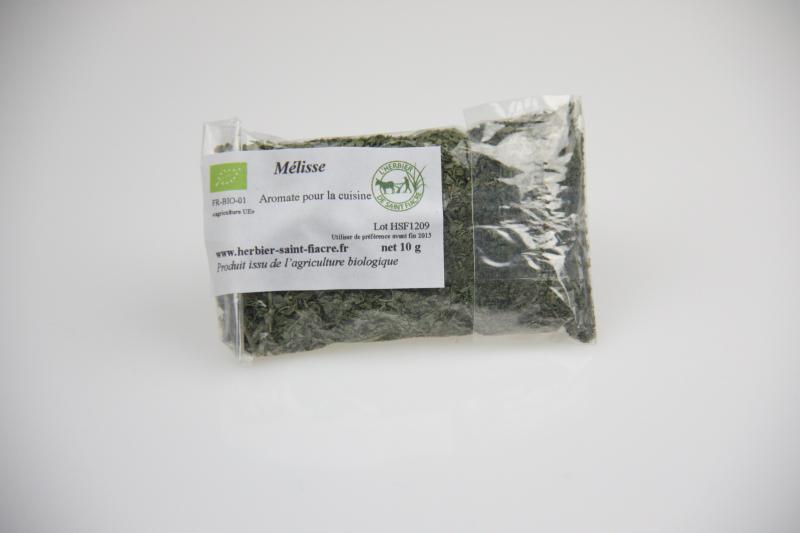 aromate cuisine : la mélisse (L'Herbier de Saint Fiacre)