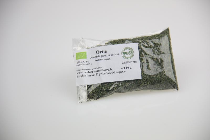 aromate cuisine : l'ortie (L'Herbier de Saint-Fiacre)