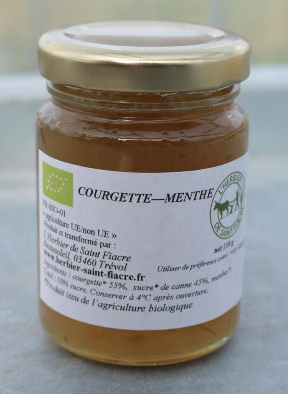 courgette à la menthe (L'Herbier de Saint Fiacre)
