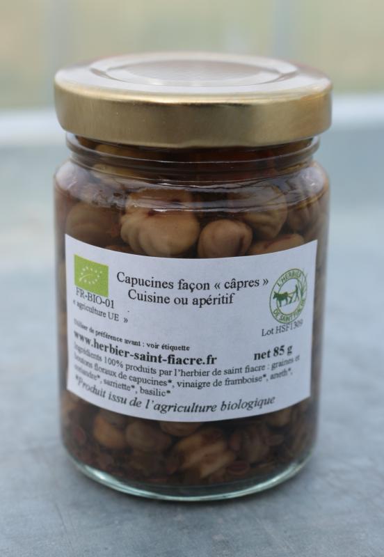Graines de capucine façon câpres (L'Herbier de Saint Fiacre)