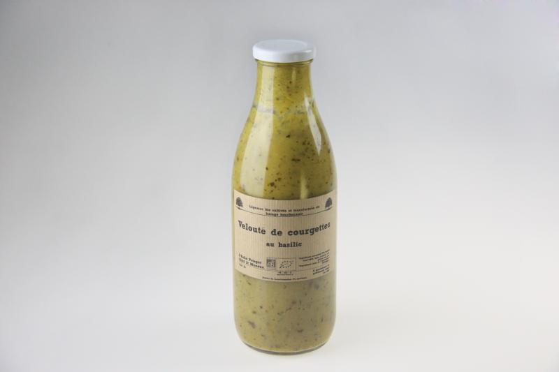Velouté de courgettes au basilic 1 Litre (L'Echo Potager)