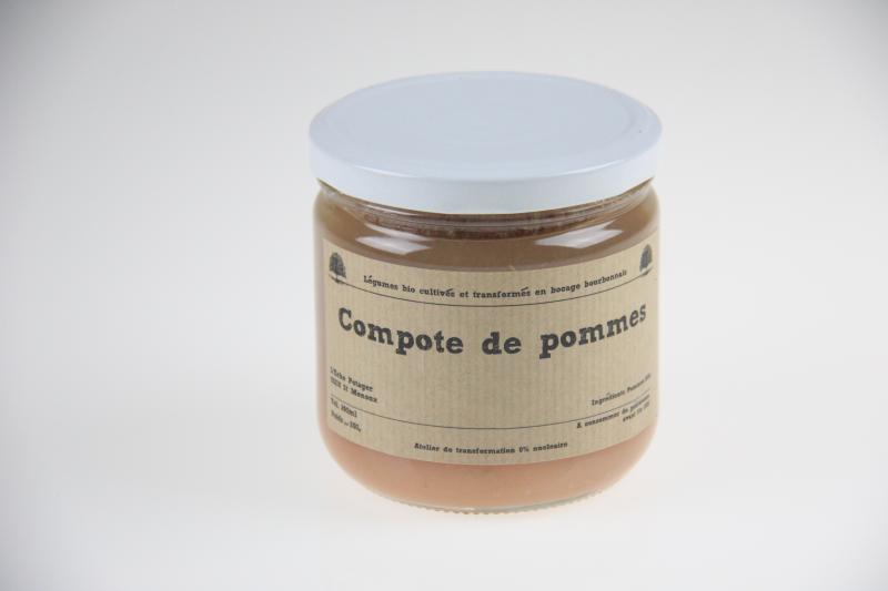 Compote de pommes 390 ml (L'Echo Potager)