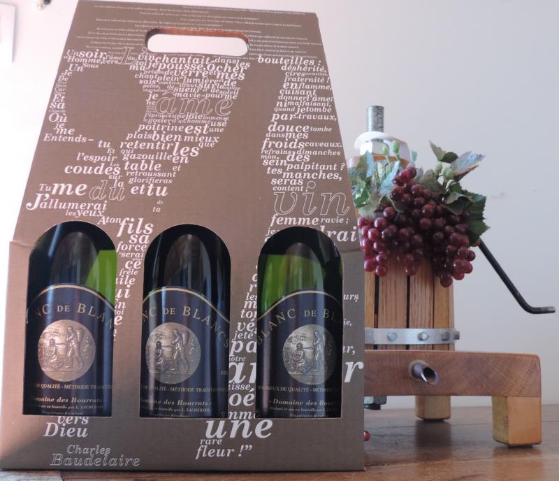 Valisette méthode trad' blanc de blancs (Domaine des Bourrats)