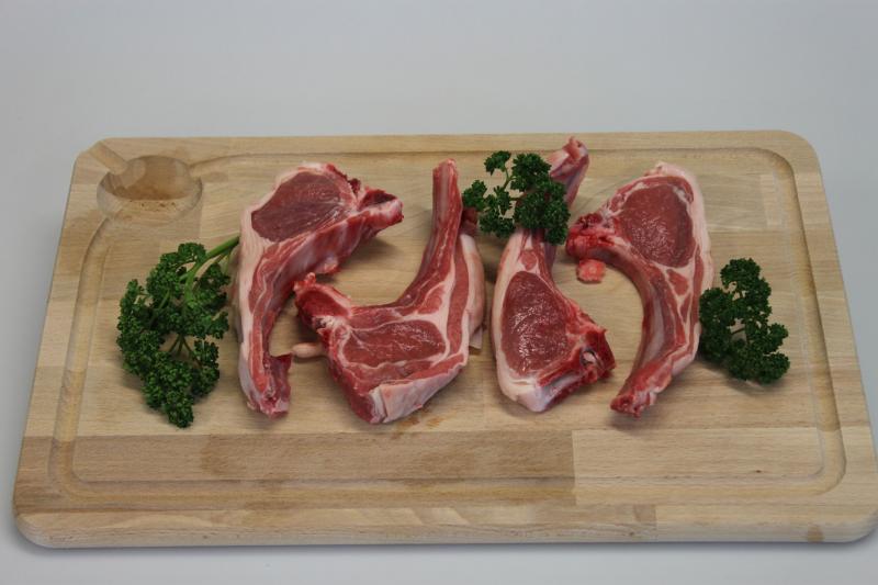4 Côtes d'agneau 400 g minimum (La Ferme du Village)