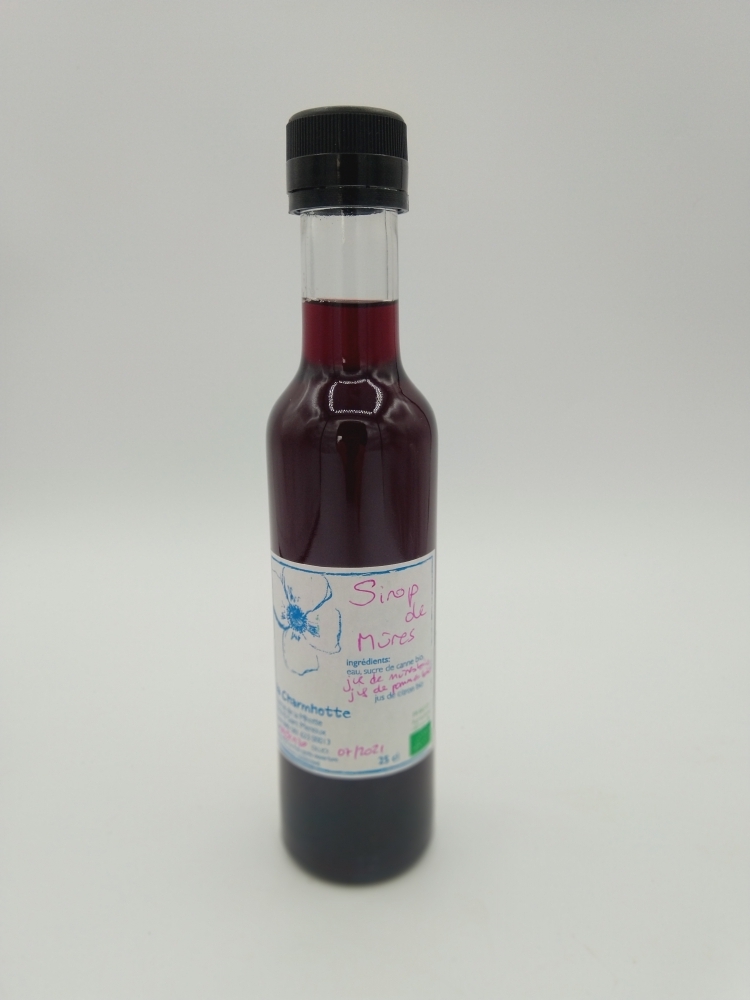 La Charmhotte - sirop de mûres