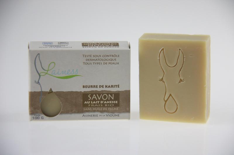 Savon au lait d'anesse bio (Asinerie de la Vioune)
