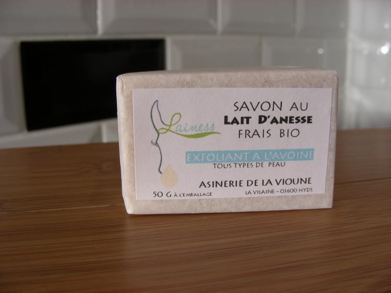 Petit savon de poche au lait d'anesse bio (Asinerie de la Vioune)