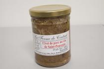 Civet de porc au vin de Saint-Pourçain 800gr - conserves 