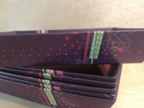 boîte cartonnée décorée (Allié Gourmand)