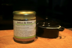 Délice de Sioux ou Langue de bison sauce madère (EARL Les Bisons d'Auvergne)