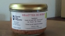 Rillettes de boeuf (Ferme des beguets)