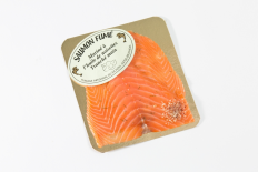 2 tranches saumon fumé mariné à l'huile de Noisette 80g (Fumage Artisanal du Sichon)