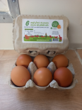 Oeufs fermier calibre moyens (53-63 grammes) frais (La Ferme du Galot)